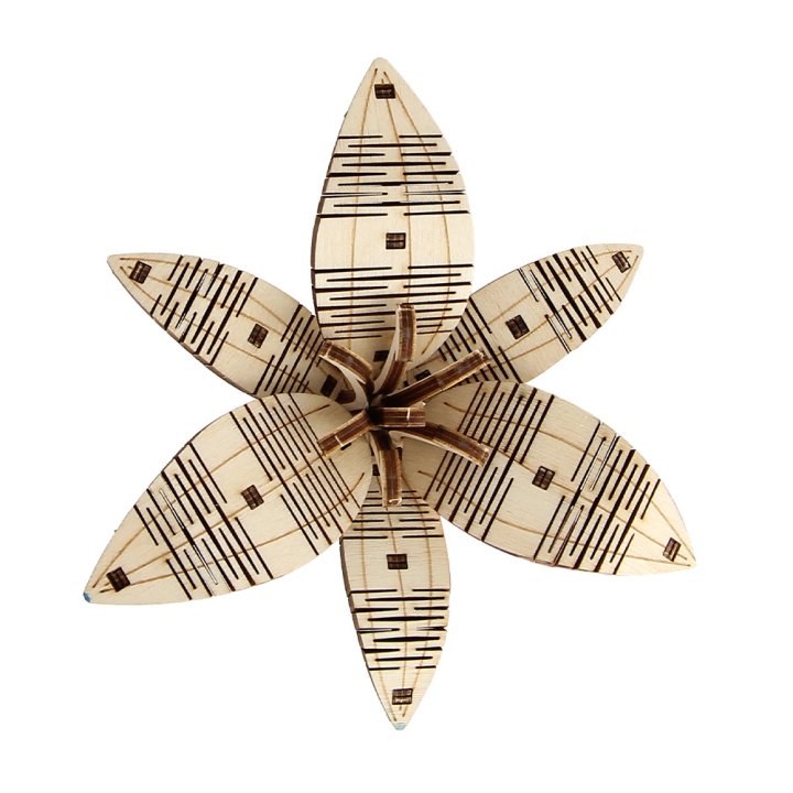 Fleur de Lys à monter en bois - Dejou - Rougier et Plé