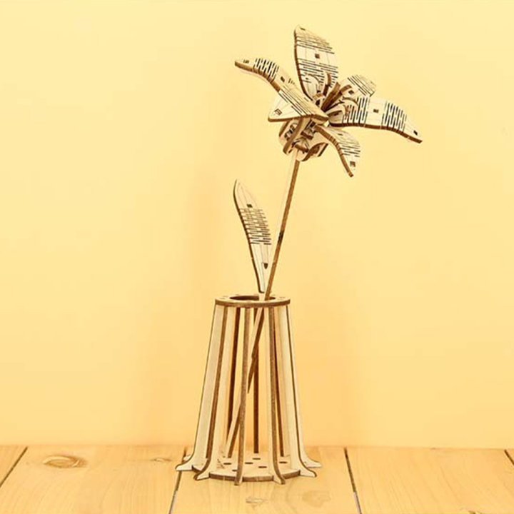 Fleur de Lys à monter en bois - Dejou - Rougier et Plé