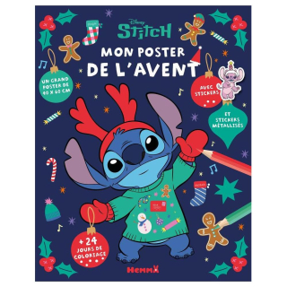 Mon poster de l'Avent + 24 jours de coloriages Disney Stitch - Hemma - Rougier et Plé