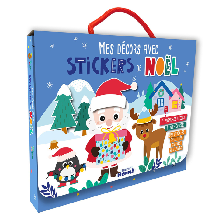 Valisette Mes décors avec stickers de Noël - Hemma - Rougier et Plé