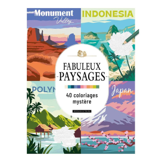 Fabuleux paysages 40 coloriages mystères - Dessain et Tolra - Rougier et Plé