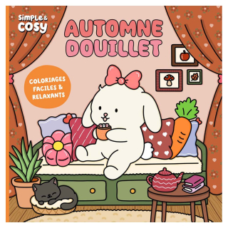 Livre de coloriages Automne douillet - Fleurus - Rougier et Plé