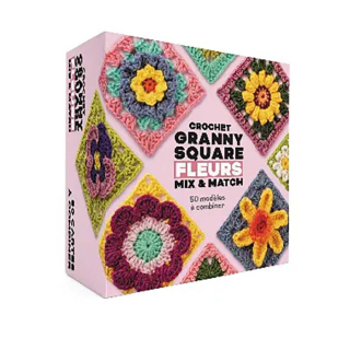 Coffret Crochet Granny square Fleurs - Eyrolles - Rougier et Plé