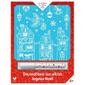 Pochette Décorations sur vitres Joyeux Noël - Deux Coqs D'or - Rougier et Plé
