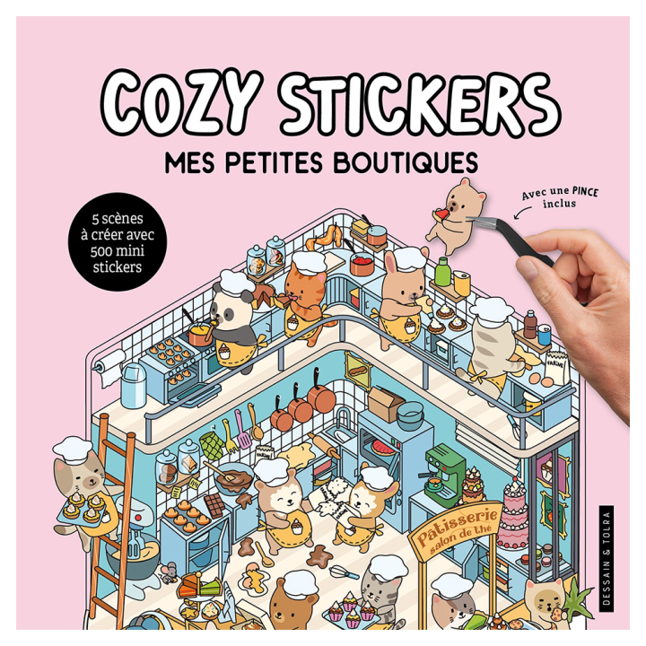 Cozy stickers Mes petites boutiques - Dessain et Tolra - Rougier et Plé