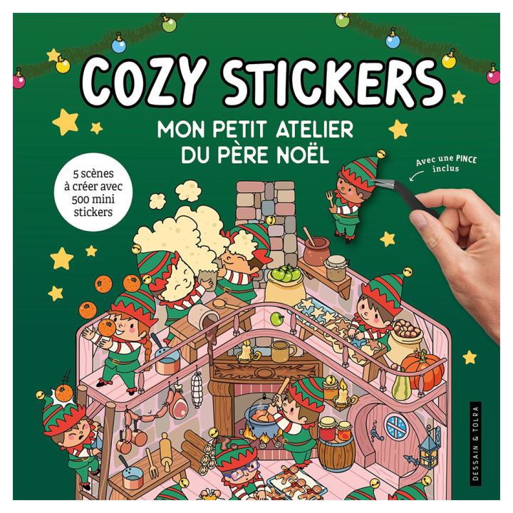 Cozy stickers Mon petit atelier du père Noël - Dessain et Tolra - Rougier et Plé