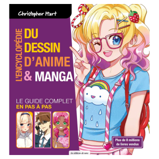 Livre L'encyclopédie du dessin d'anime & manga - Editions de Saxe - Rougier et Plé