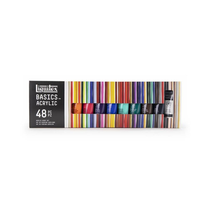 Peinture acrylique Basics Set 48 x 22 ml - Liquitex - Rougier et Plé