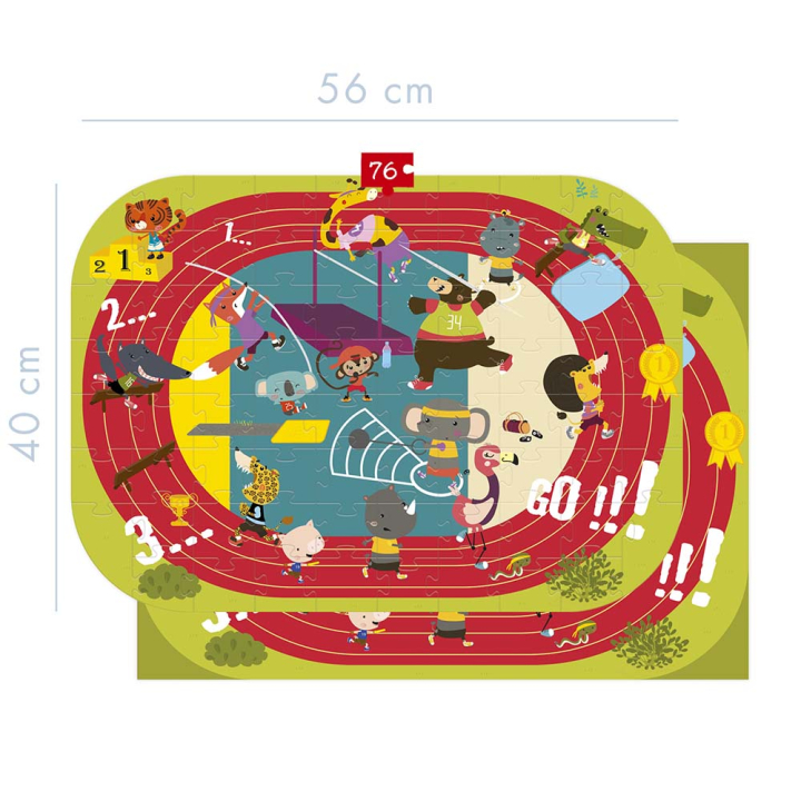 Puzzle éducatif - Jeux du stade - Avenue Mandarine - Rougier et Plé