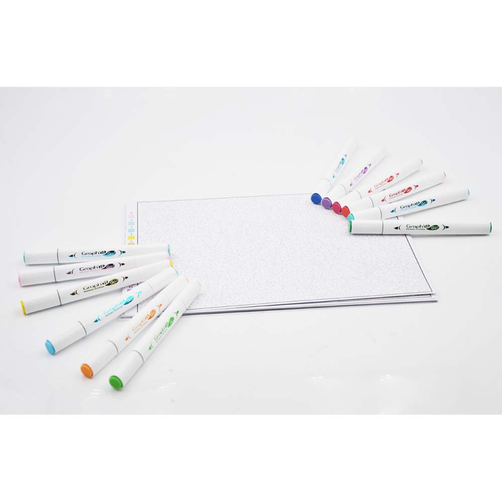 GRAPH'IT GO Kit Coloriage Mystère - EXOTIC MANDALA Oz - Rougier et Plé