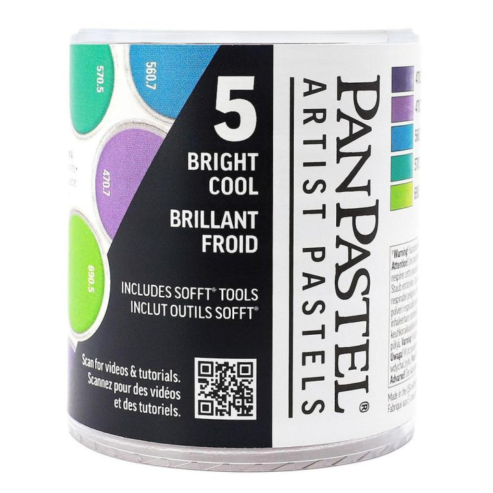 Set de 5 couleurs froides - PanPastel - Rougier et Plé