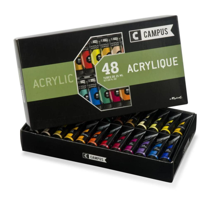 Set acrylique Campus 48 x 21 ml - Raphaël - Rougier et Plé