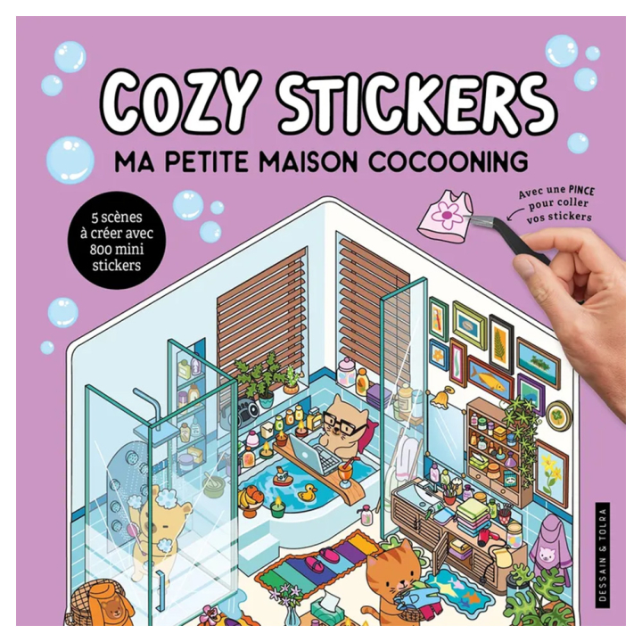 Cozy Stickers Ma petite maison cocooning - Dessain et Tolra - Rougier et Plé