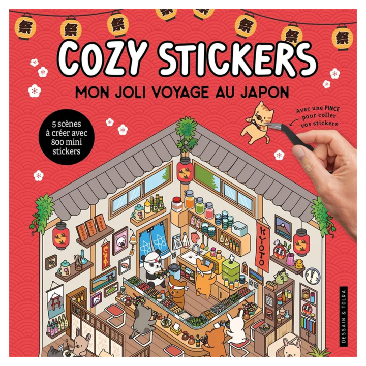 Cozy Stickers Mon joli voyage au Japon - Dessain et Tolra - Rougier et Plé