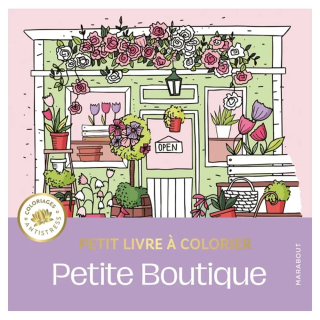 Petit livre à colorier Petite boutique - Marabout - Rougier et Plé