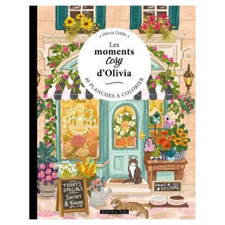 Les moments cosy d'Olivia 40 planches à colorier ou à peindre à l'aquarelle - Dessain et Tolra - Rougier et Plé
