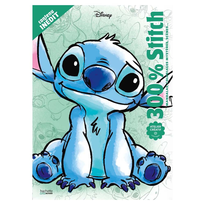 Album de coloriage 300% Stitch - Hachette - Rougier et Plé