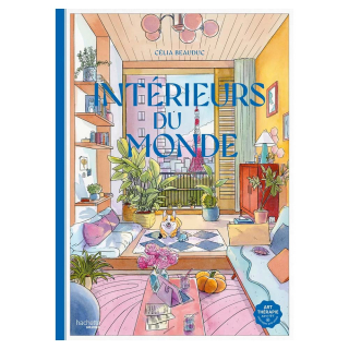 Livre de coloriage Intérieurs du monde - Hachette - Rougier et Plé