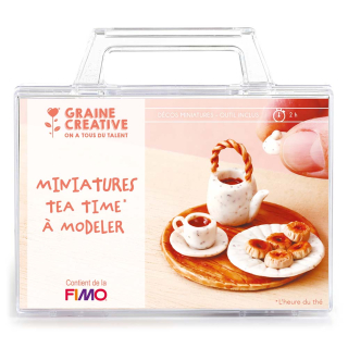 Malette Fimo miniature TeaTime - Graine Créative - Rougier et Plé