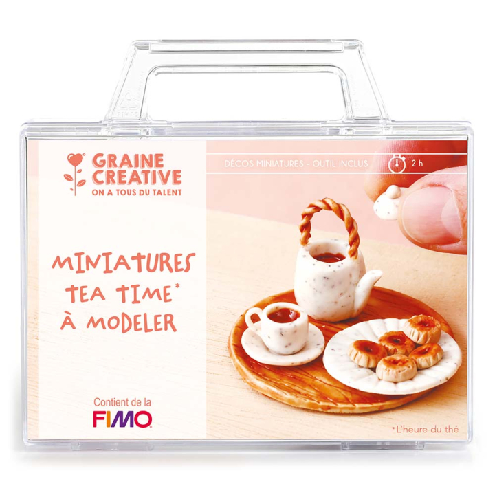 Malette Fimo miniature TeaTime - Graine Créative - Rougier et Plé