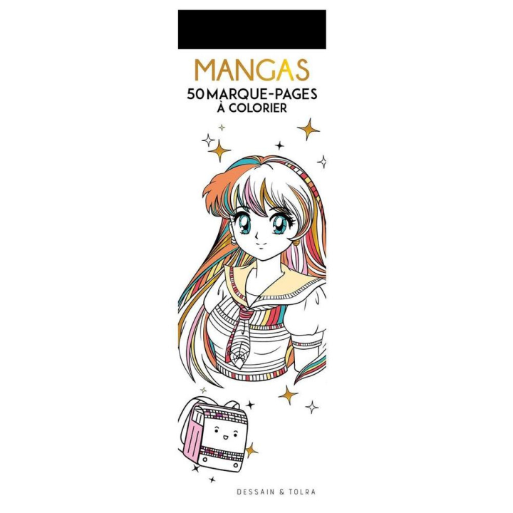 Marque-pages à colorier Mangas - Dessain et Tolra - Rougier et Plé