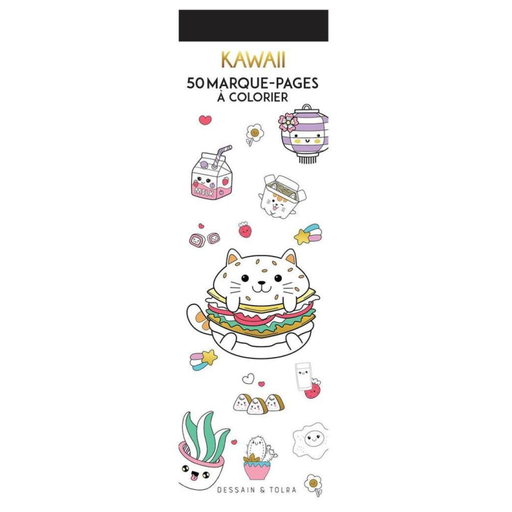 Marque-pages à colorier Kawaii - Dessain et Tolra - Rougier et Plé