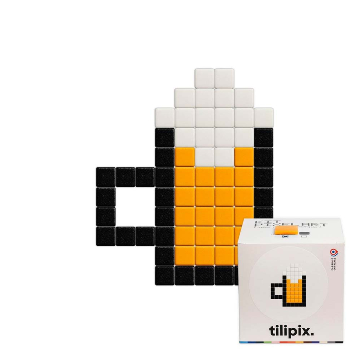 Kit DIY Pixel Art Pinte de bière mini - Tilipix - Rougier et Plé