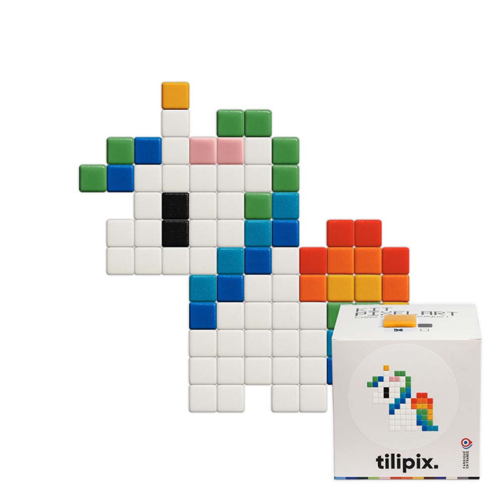 Kit DIY Pixel Art Licorne - Tilipix - Rougier et Plé