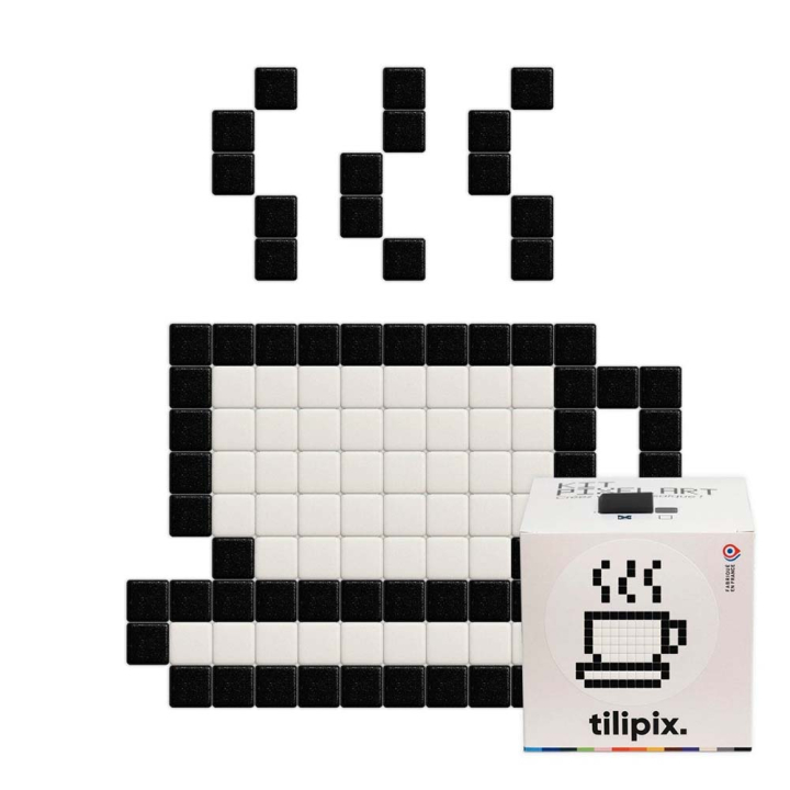 Kit DIY Pixel Art Cafe sur place - Tilipix - Rougier et Plé