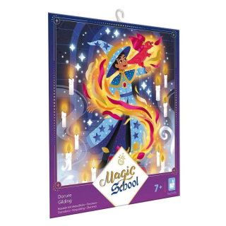Kit créatif 3 tableaux dorure Magic School  - Janod - Rougier et Plé