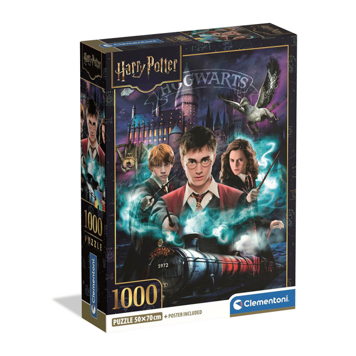 Puzzle 1000 pièces Harry Potter - Clementoni - Rougier et Plé