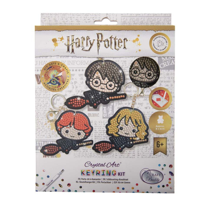 Kit porte clés Harry Potter x 3 - Crystal Art - Rougier et Plé