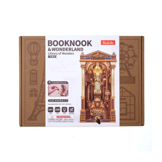 Maquette Bois 3D  Serre livres Library of Wonders - Rolife - Rougier et Plé