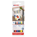 Feutre porcelaine pochette 6 pcs Couleurs primaires - Edding - Rougier et Plé