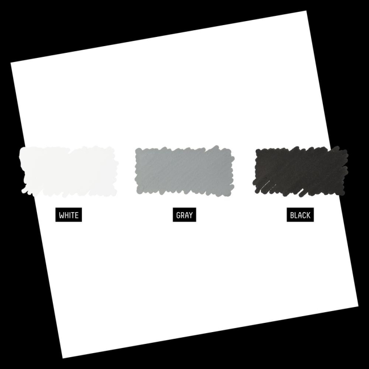 Marqueur acrylique 2 mm Set monochrome 3 pcs - Liquitex - Rougier et Plé
