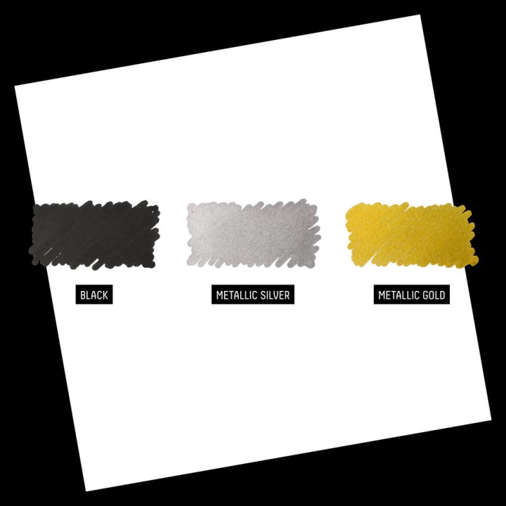 Marqueur acrylique 2 mm Set accent 3 pcs - Liquitex - Rougier et Plé