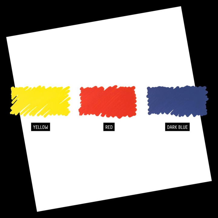 Marqueur acrylique 2 mm Set primaire 3 pcs - Liquitex - Rougier et Plé