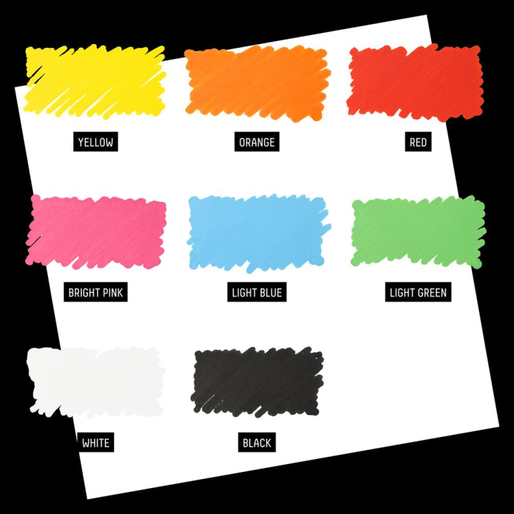Marqueur acrylique 2 mm Set essentiel 8 pcs - Liquitex - Rougier et Plé