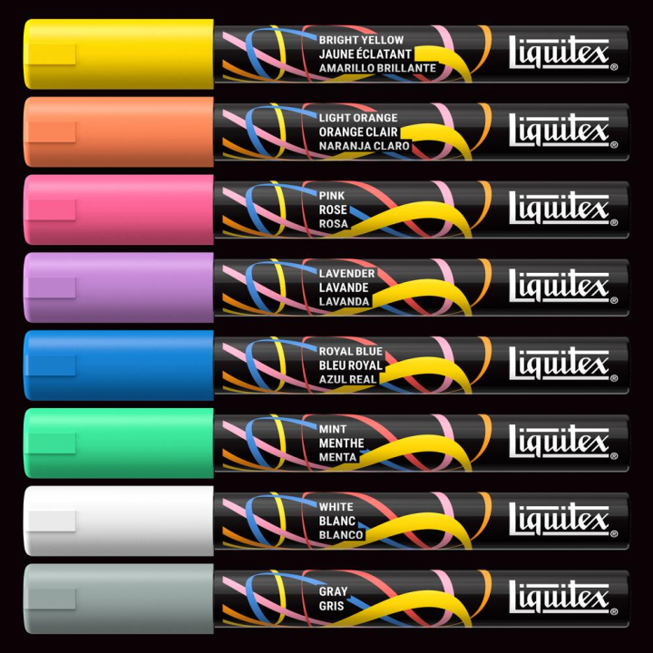 Marqueur acrylique 2 mm Set paysage de rêve 8 pcs - Liquitex - Rougier et Plé