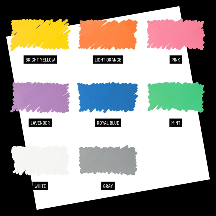 Marqueur acrylique 2 mm Set paysage de rêve 8 pcs - Liquitex - Rougier et Plé