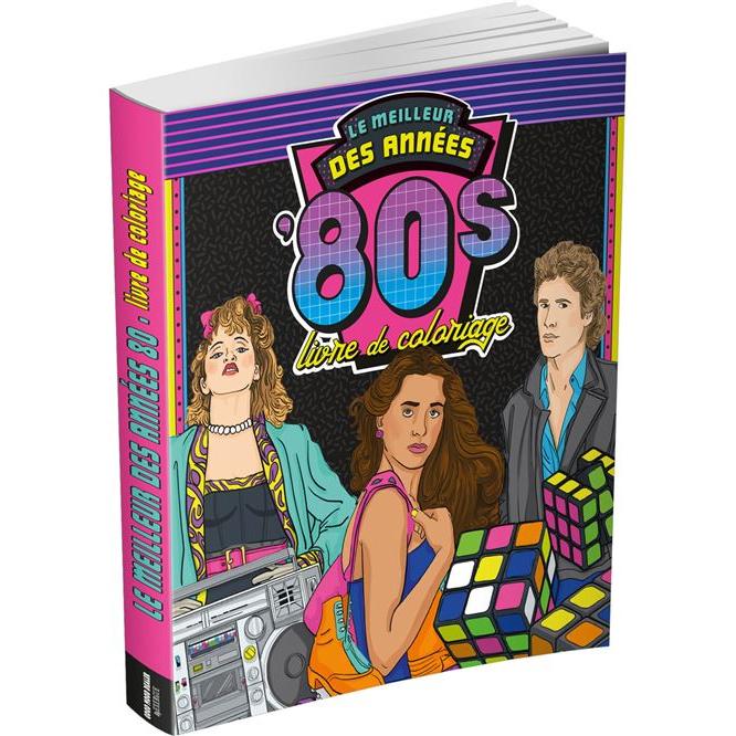 Livre de coloriage Le meilleur des années '80s - Good Mood Dealer - Rougier et Plé