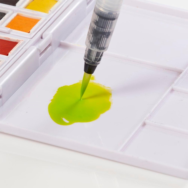 Encre aquarellable Inktense 24 demi-godets - Derwent - Rougier et Plé