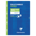 Feuillets mobiles-blanc A4 petits carreaux 300 pages - Clairefontaine - Rougier et Plé