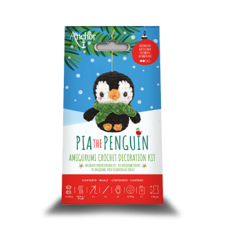 Kit crochet Amigurumi Pia le pingouin - DMC - Rougier et Plé
