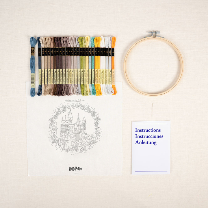 Kit broderie Château de Poudard - DMC - Rougier et Plé