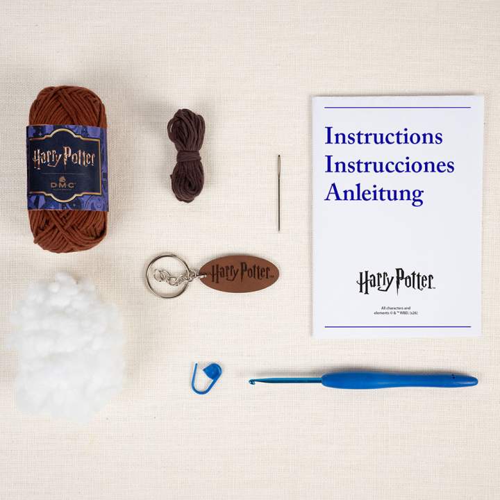 Kit crochet Amigurumi Porte clé Choipeau - DMC - Rougier et Plé