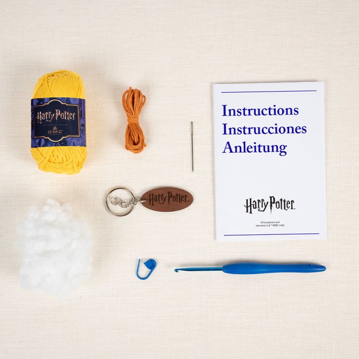 Kit crochet Amigurumi Porte clé Vif d'or - DMC - Rougier et Plé