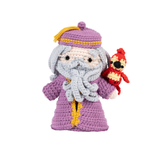 Kit crochet Amigurumi Dumbledore - DMC - Rougier et Plé