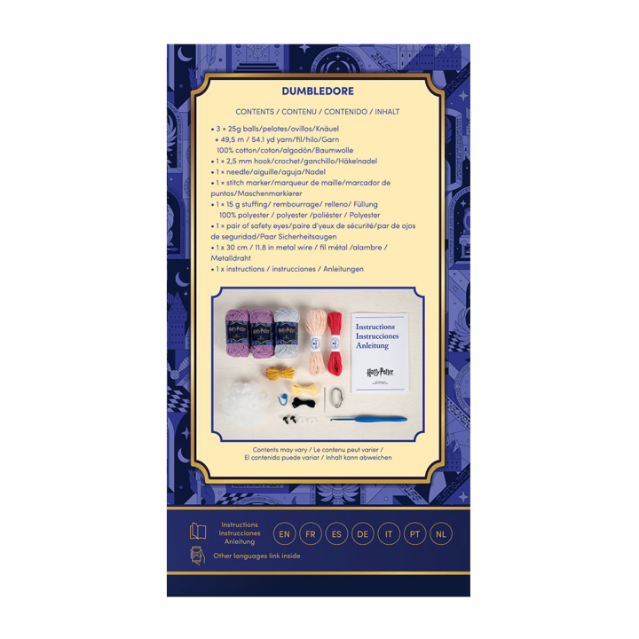 Kit crochet Amigurumi Dumbledore - DMC - Rougier et Plé