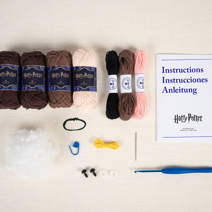 Kit crochet Amigurumi Hagrid - DMC - Rougier et Plé